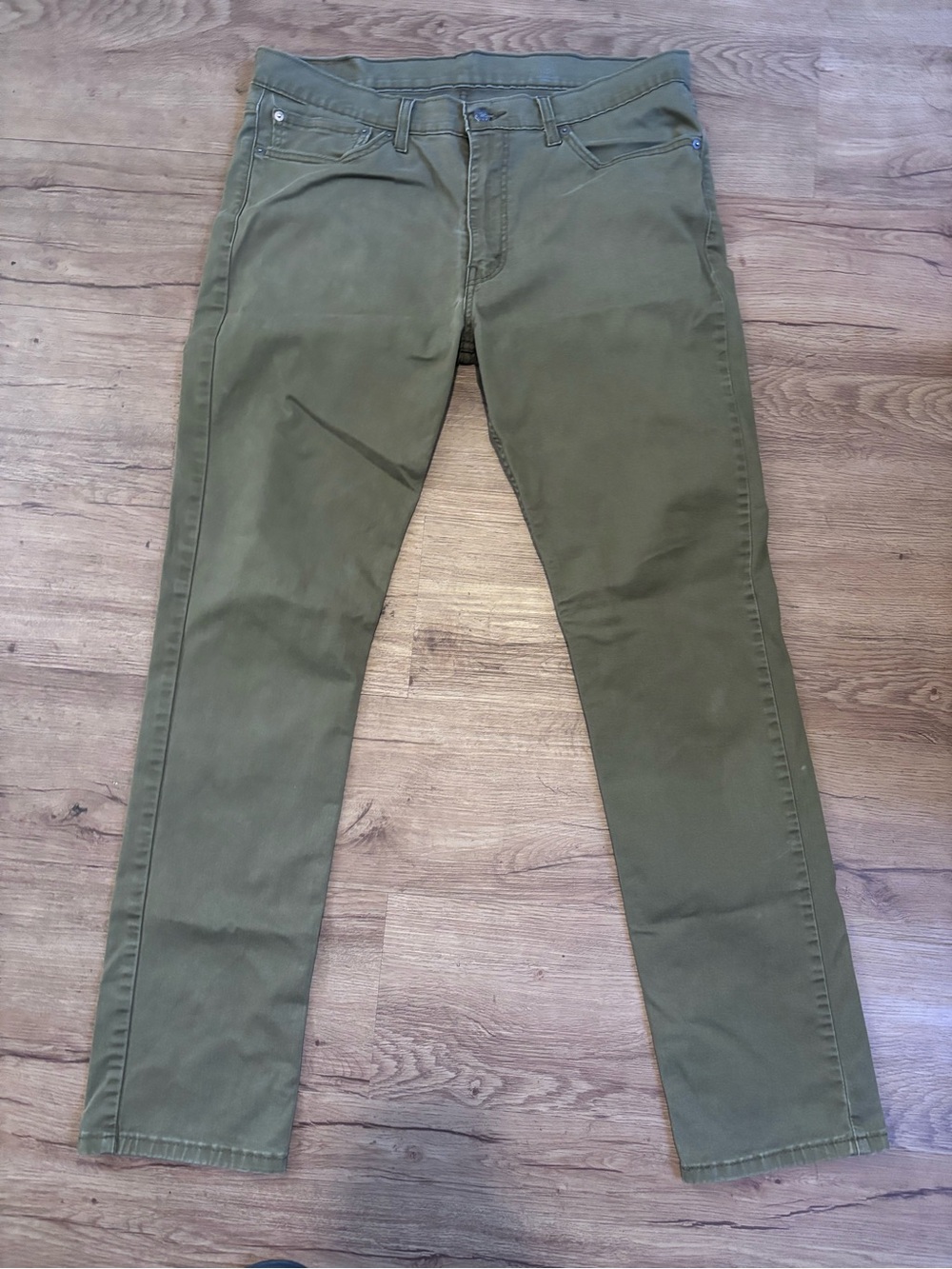 Levi’s 511 Olive Green Slim Straight Pants 36 x 34